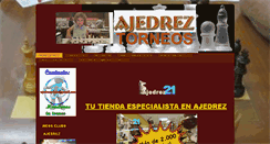 Desktop Screenshot of ajedreztorneos.com