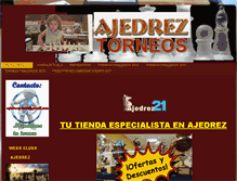 Tablet Screenshot of ajedreztorneos.com